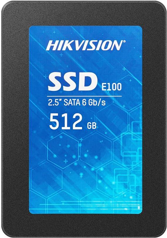 Hikvision 2.5 Inch Internal Ssd 512Gb, Sata 6Gb/S, Up To 550Mb/S E100 Solid State Disks 3D Nand Tlc - eBuy UAE